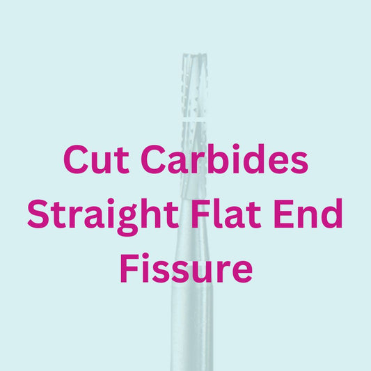 Cut Carbides Straight Flat End Fissure
