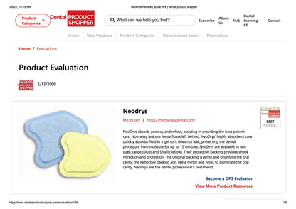 NeoDrys Articles