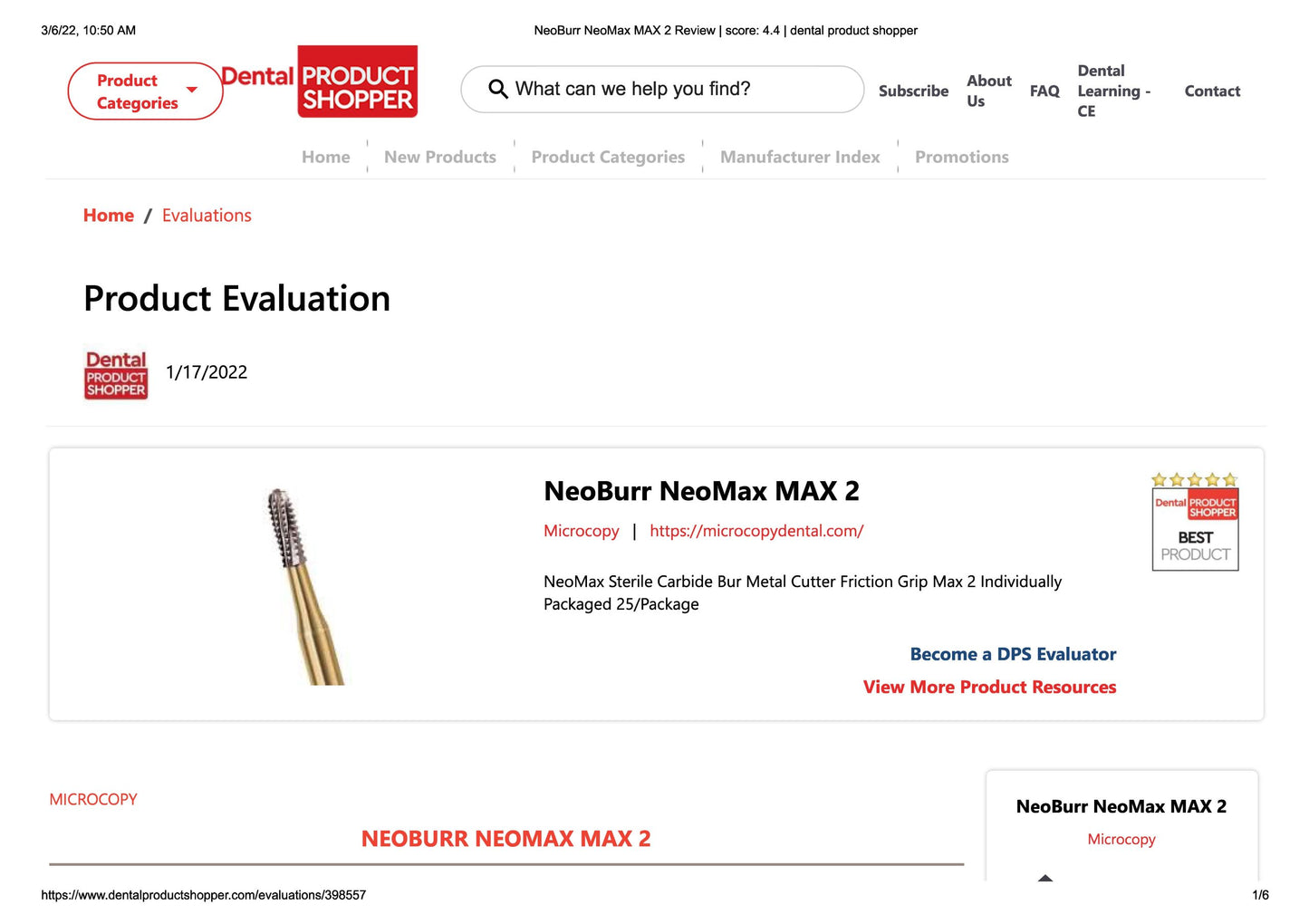 NeoBurr Articles