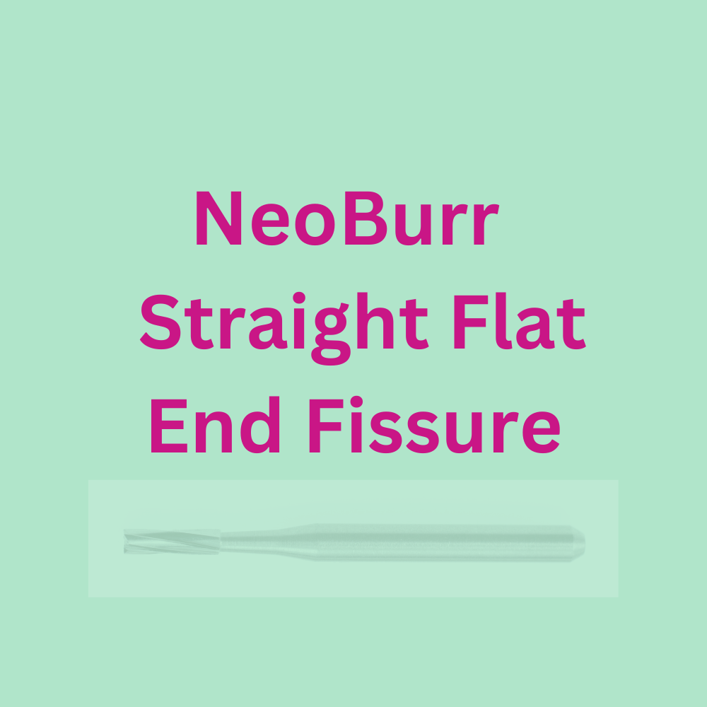 NeoBurr Straight Flat End Fissure