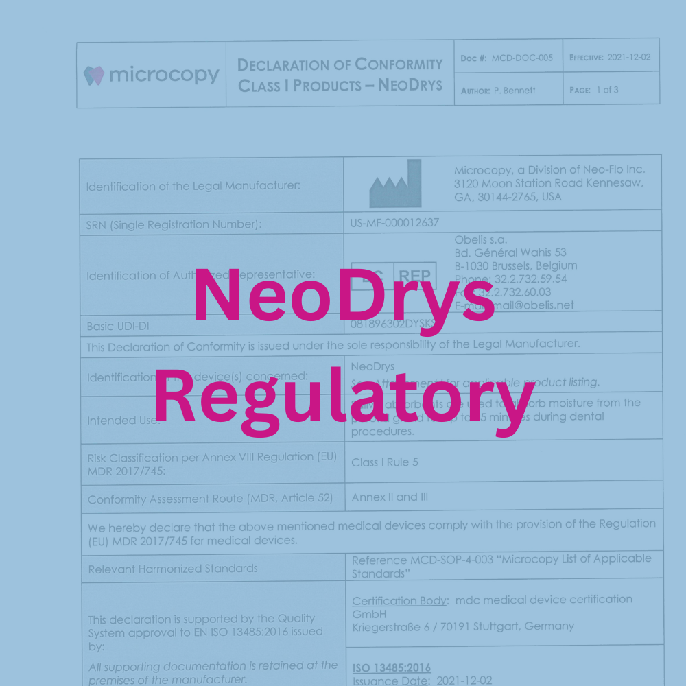 NeoDrys Regulatory