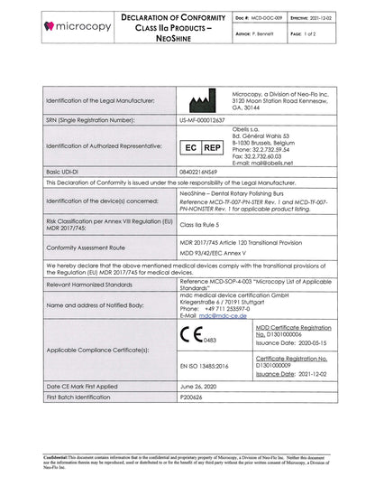NeoShine Regulatory