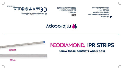 NeoDiamond Finishing Strips Sample Cards