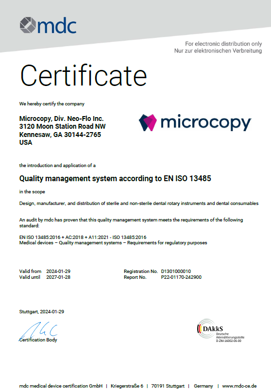 Microcopy Regulatory