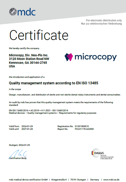 Microcopy Regulatory