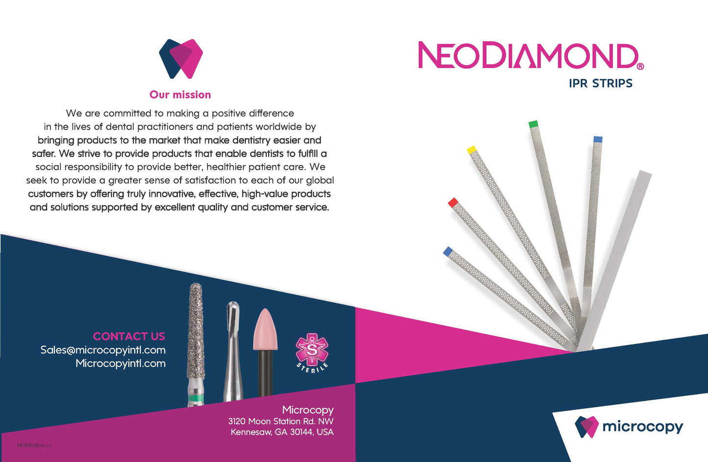 NeoDiamond Finishing Strips Brochure