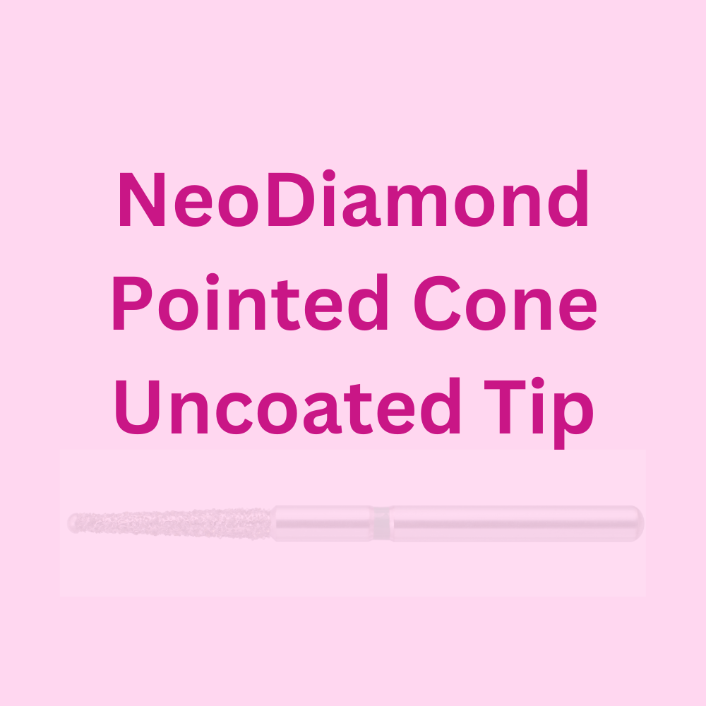NeoDiamond Pointed Cone Uncoated Tip