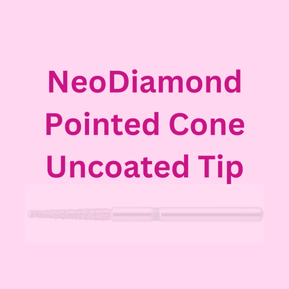NeoDiamond Pointed Cone Uncoated Tip