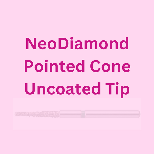 NeoDiamond Pointed Cone Uncoated Tip
