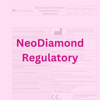NeoDiamond Regulatory