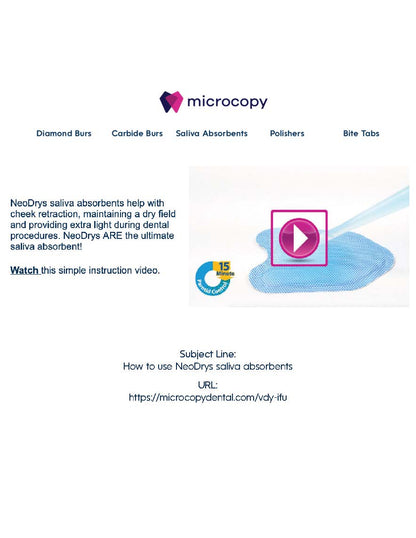 NeoDrys Email Blasts