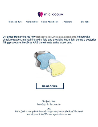 NeoDrys Email Blasts